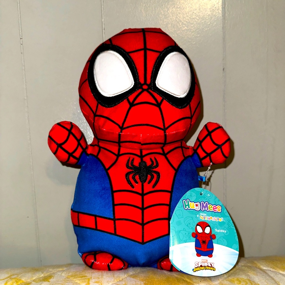 NEW Spider-man Squishmallow HugMees 10" Plush Spidey Amazing Friends